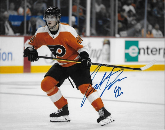 Signed Joel Farabee Philadelphia Flyers Autographed 8x10 Photo #2 Original