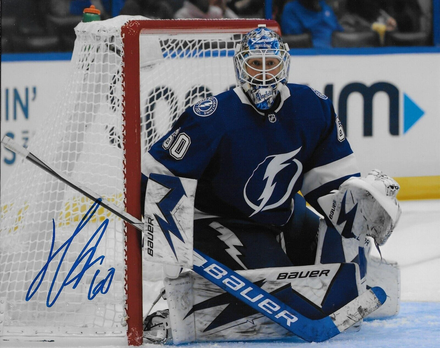 Signed Hugo Alnefelt Tampa Bay Lightning Autographed 8x10 Photo #1 Original
