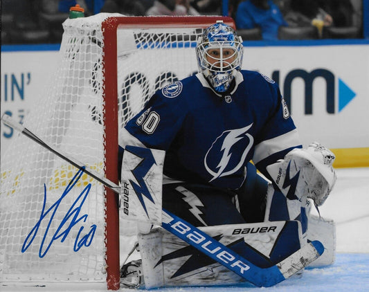 Signed Hugo Alnefelt Tampa Bay Lightning Autographed 8x10 Photo #1 Original