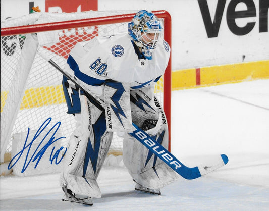 Signed Hugo Alnefelt Tampa Bay Lightning Autographed 8x10 Photo #2 Original