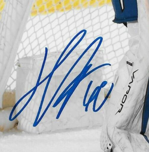 Signed Hugo Alnefelt Tampa Bay Lightning Autographed 8x10 Photo #2 Original