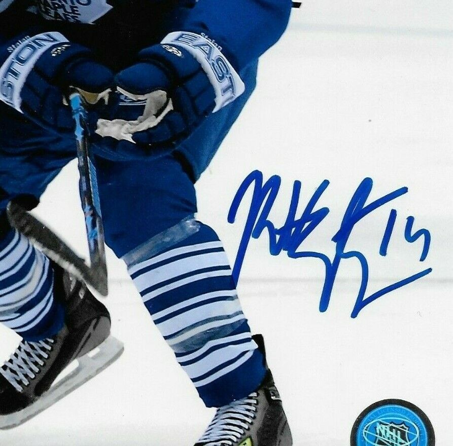 Signed Matt Stajan Toronto Maple Leafs Autographed 8x10 Photo #1 Original