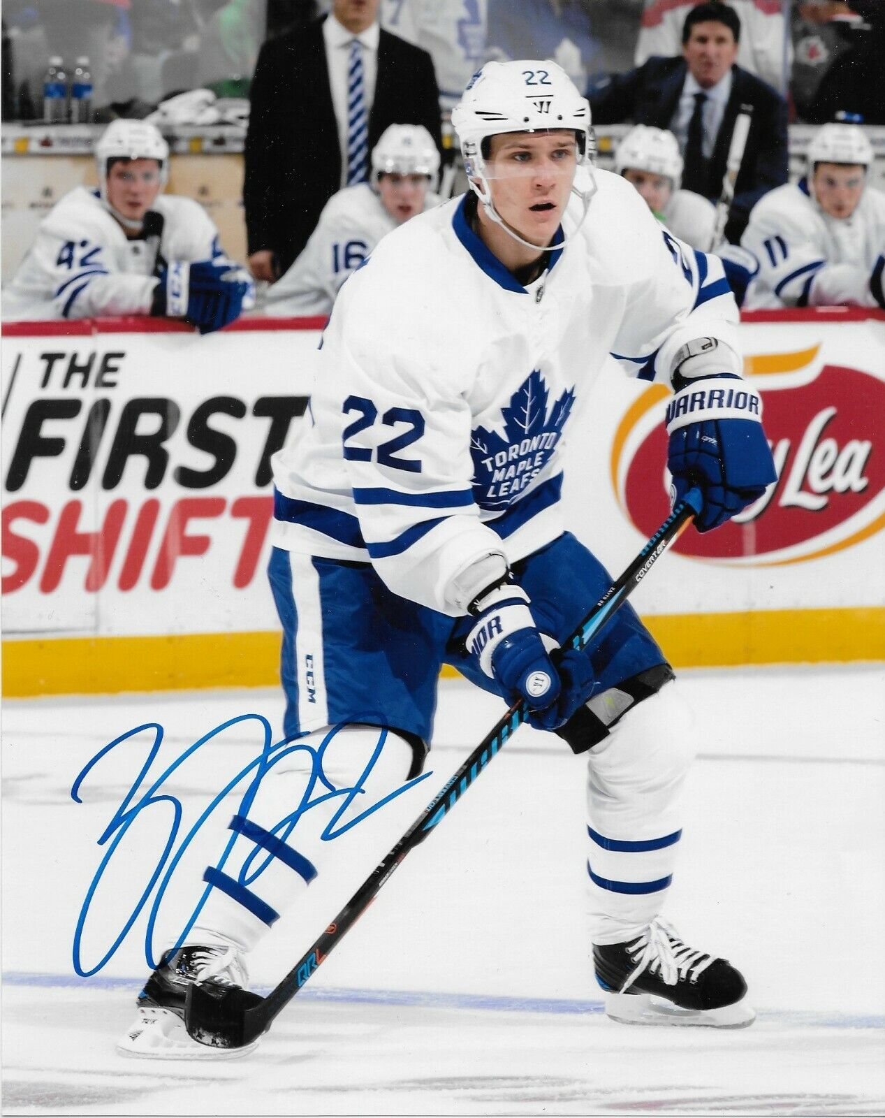 Signed Nikita Zaitsev Toronto Maple Leafs Autographed 8x10 Photo #2 Original