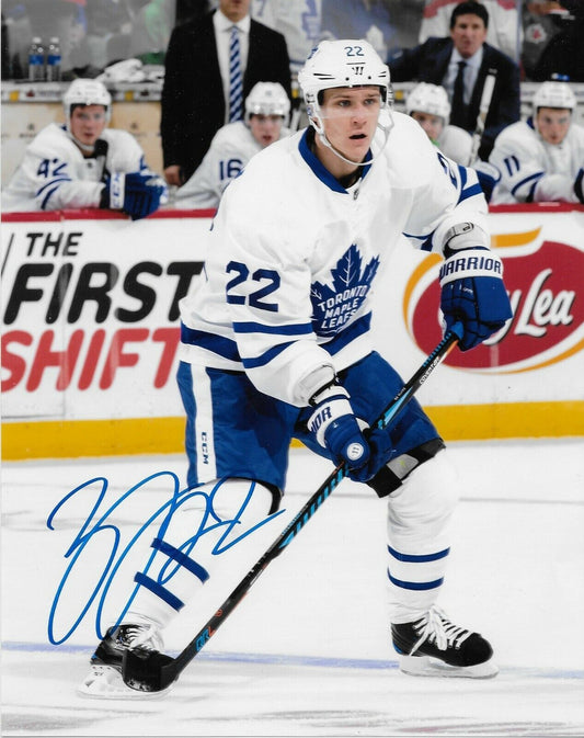 Signed Nikita Zaitsev Toronto Maple Leafs Autographed 8x10 Photo #2 Original