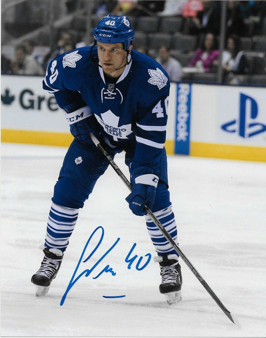 Signed Michael Grabner Toronto Maple Leafs Autographed 8x10 Photo #1 Original