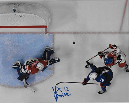 Signed Kelly Pannek Team USA Womens Hockey Olympics 8x10 Photo #3 Original