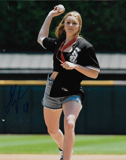 Signed Jesse Compher PWHL Toronto Womens Team USA Hockey  8x10 Photo #4 Original