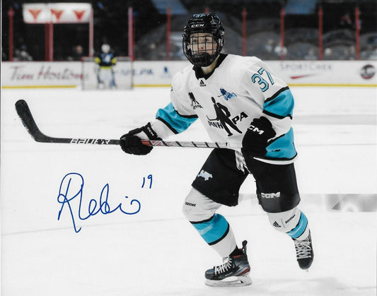 Signed Rebecca Leslie PWHL Toronto  Womens Team Canada Hockey  8x10 Photo #4