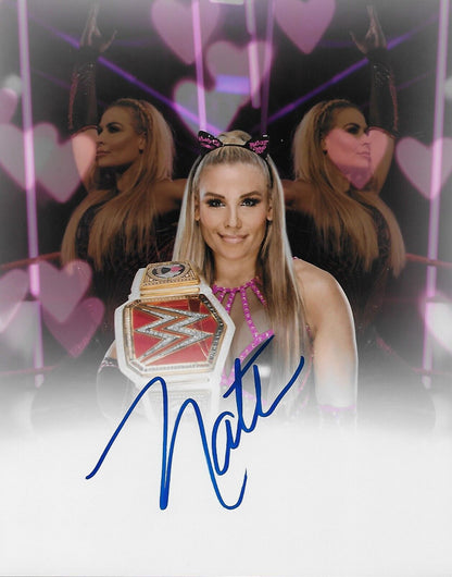 Photo autographiée de Natalya Neidhart Wrestling WWE NXT 8x10 #4 Original