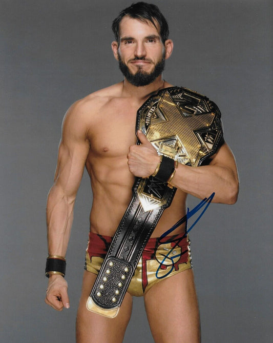 Photo autographiée de Johnny Gargano Wrestling WWE NXT 8x10 #3 Original