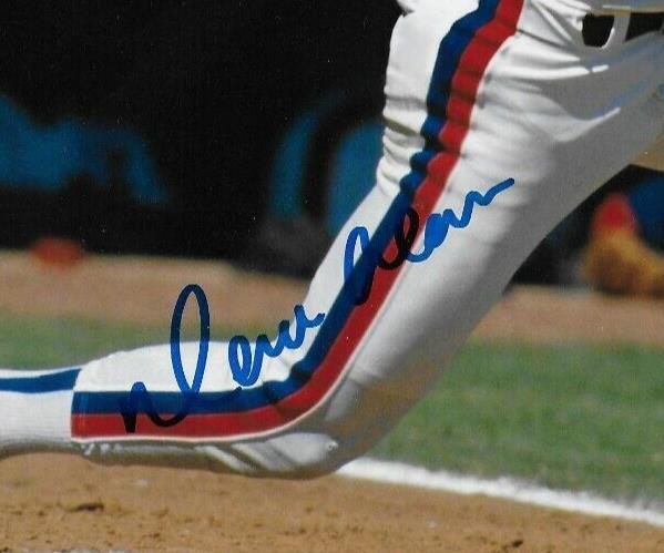 Photo autographiée 8x10 signée Moises Alou Expos de Montréal #2
