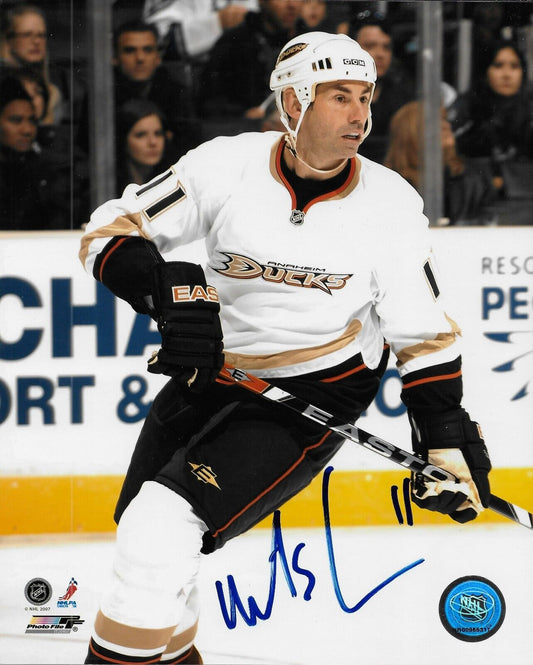 Signed Mathieu Schneider Anaheim Ducks Autographed 8x10 Photo #2 Original