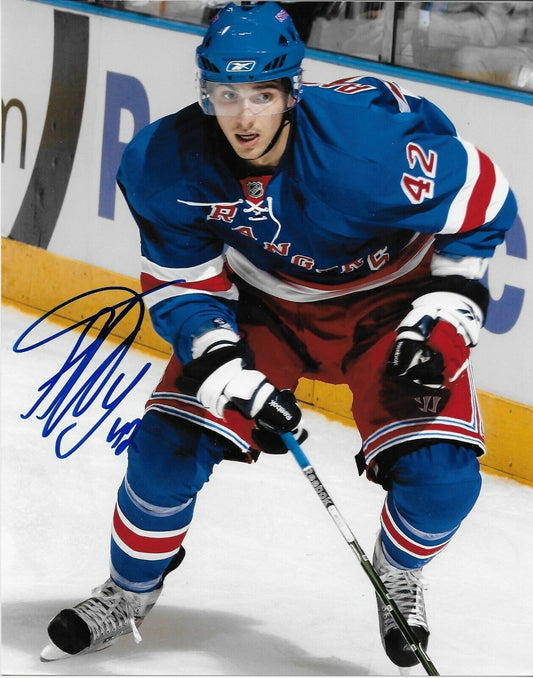 Signed Artem Anisimov New York Rangers Autographed 8x10 Photo #1 Original