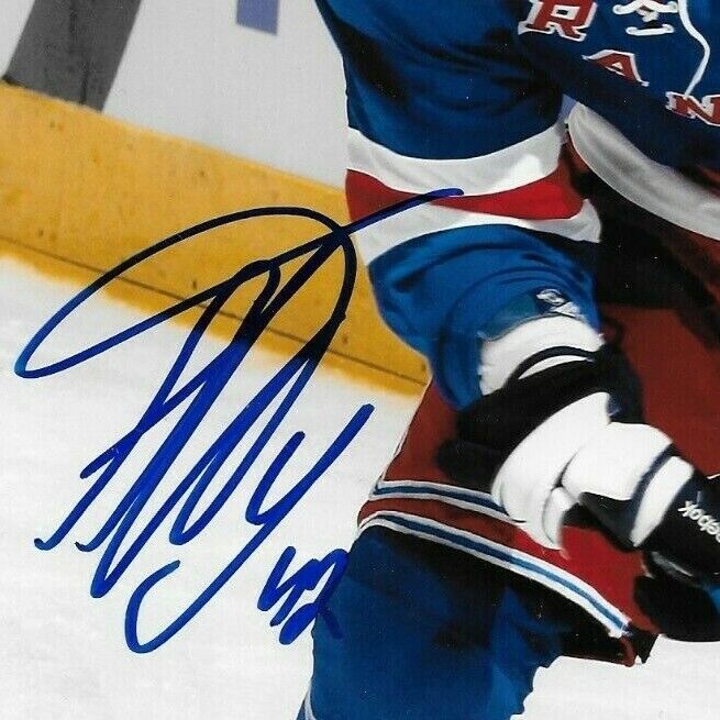 Signed Artem Anisimov New York Rangers Autographed 8x10 Photo #1 Original