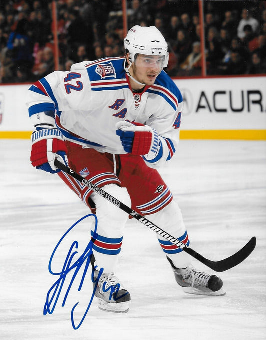 Signed Artem Anisimov New York Rangers Autographed 8x10 Photo #2 Original
