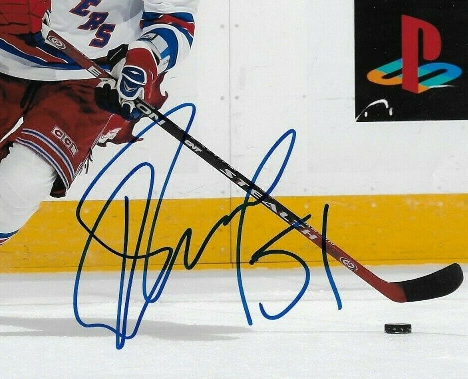 Signed Fedor Tyutin New York Rangers Autographed 8x10 Photo #2 Original