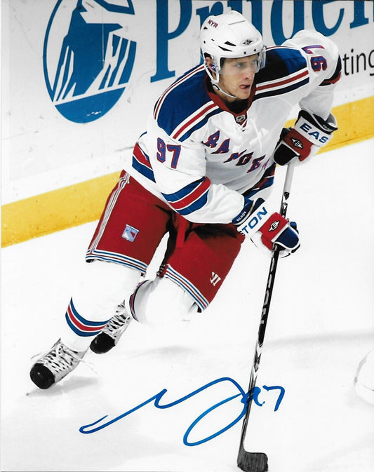 Signed Matt Gilroy New York Rangers Autographed 8x10 Photo #3 Original