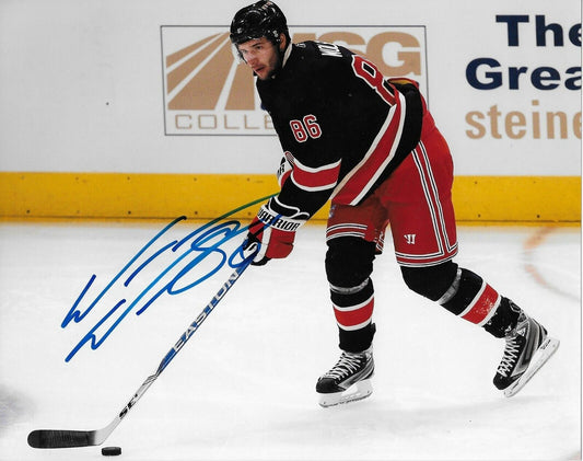 Signed Wojtek Wolski New York Rangers Autographed 8x10 Photo #1 Original