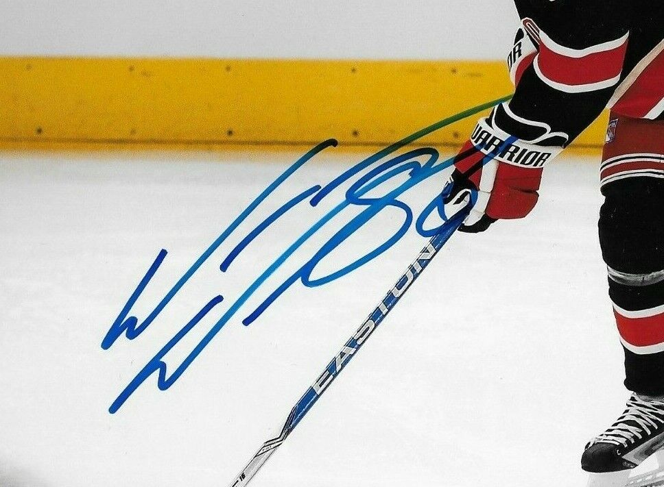 Signed Wojtek Wolski New York Rangers Autographed 8x10 Photo #1 Original