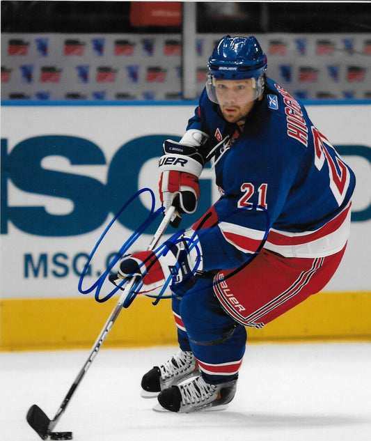 Signed Chris Higgins New York Rangers Autographed 8x10 Photo #1 Original