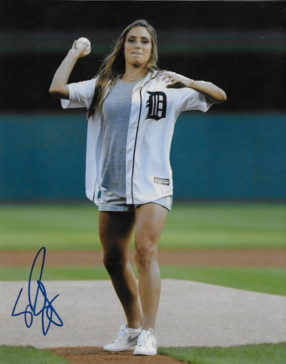 Signed Shelina Zadorsky Team Canada Womens Soccer 8x10 Photo #4 Original
