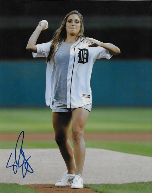Signed Shelina Zadorsky Team Canada Womens Soccer 8x10 Photo #4 Original