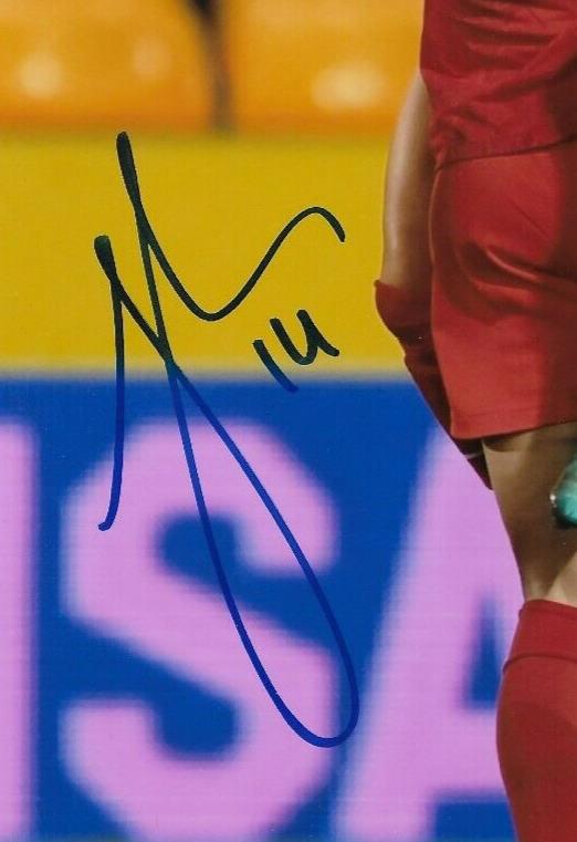 Signed Janine Beckie Team Canada Soccer Gold 2020 Tokyo Olympics 8x10 Photo #2