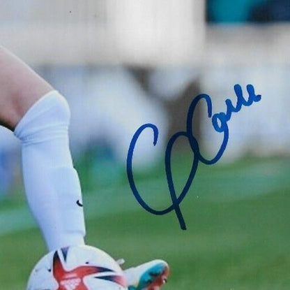 Photo autographiée 8x10 de l'équipe canadienne de soccer féminin de Gabrielle Carle #7
