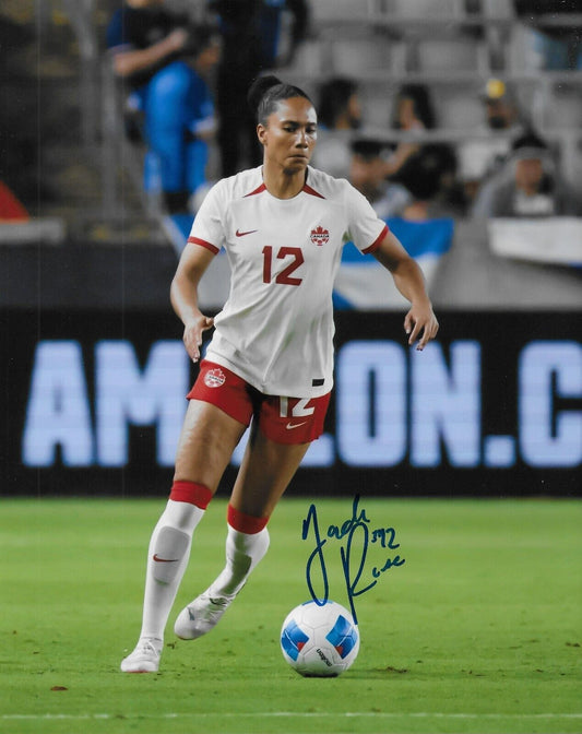 Signed Jade Rose Team Canada Womens Soccer Autographed 8x10 Photo #1 Original