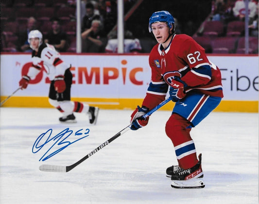 Signed Owen Beck Montreal Canadiens Autographed 8x10 Photo #1 Original