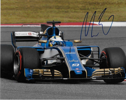 Photo 8x10 signée Marcus Ericsson, pilote de Formule 1 Sauber Racing #2 Original