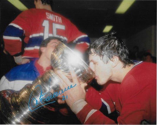 Signed Guy Carbonneau Montreal Canadiens Autographed 8x10 Photo #4 Original