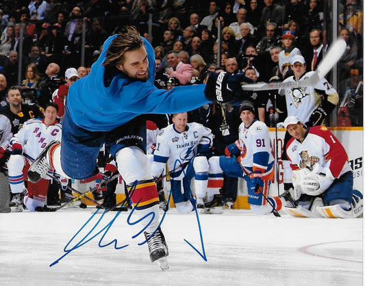 Photo autographiée 8x10 signée Aaron Ekblad des Panthers de la Floride #3