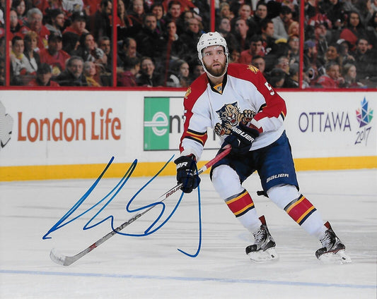 Signed Aaron Ekblad Florida Panthers Autographed 8x10 Photo #2 Original