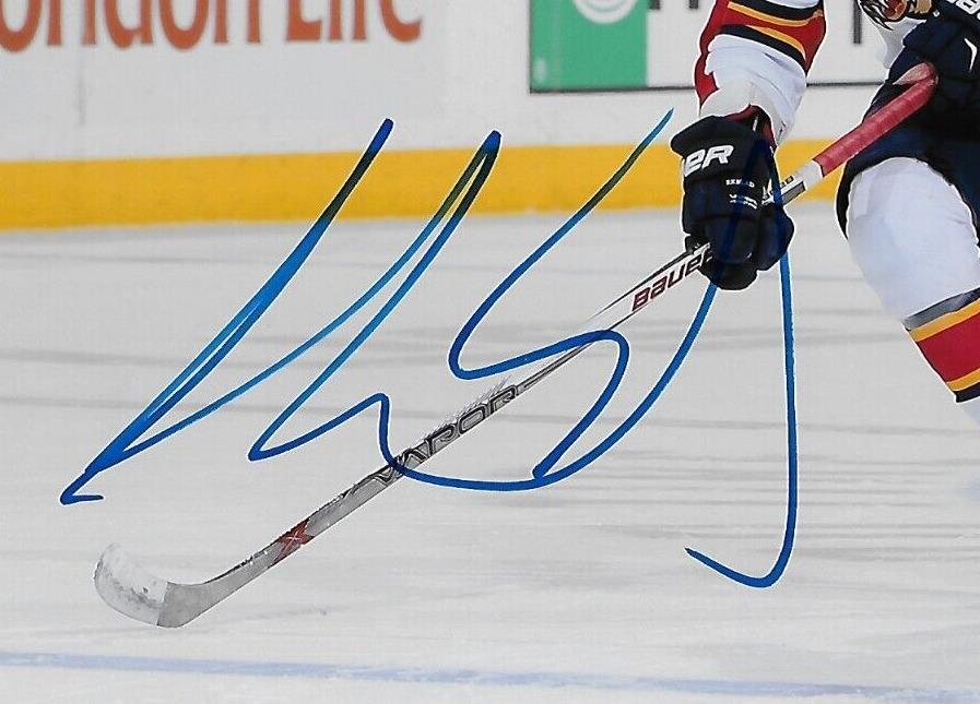 Signed Aaron Ekblad Florida Panthers Autographed 8x10 Photo #2 Original