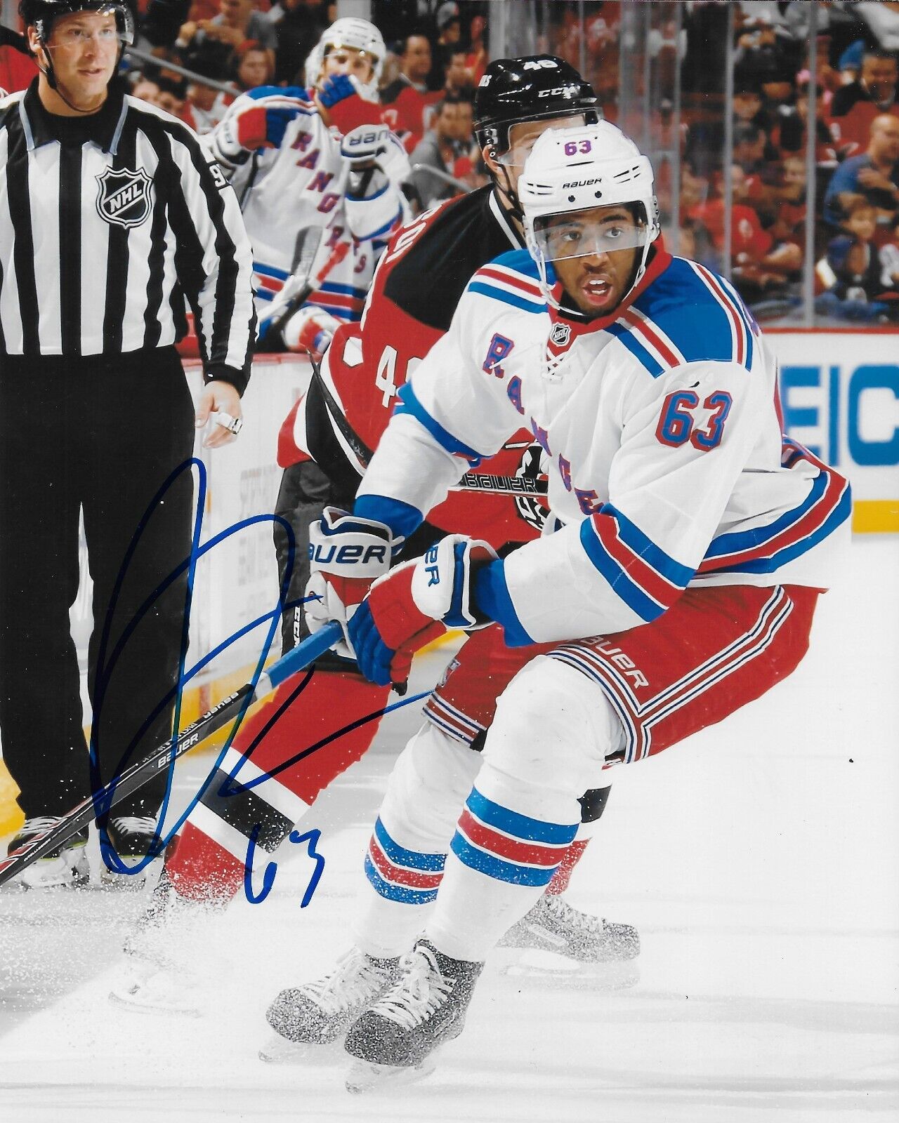 Signed Anthony Duclair New York Rangers Autographed 8x10 Photo #2 Original