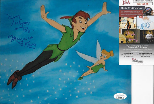 Signed Margaret Kerry Tinker Bell Peter Pan 8x10 Photo 1 with JSA Authentication