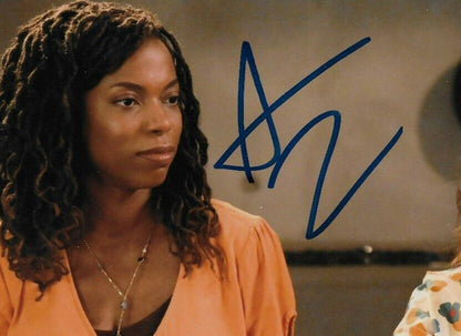 Signed Sasheer Zamata Autographed Home Economics 8x10 Photo #4 Original