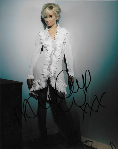 Photo autographiée 8x10 de l'actrice et réalisatrice Mariloup Wolfe #2 Original