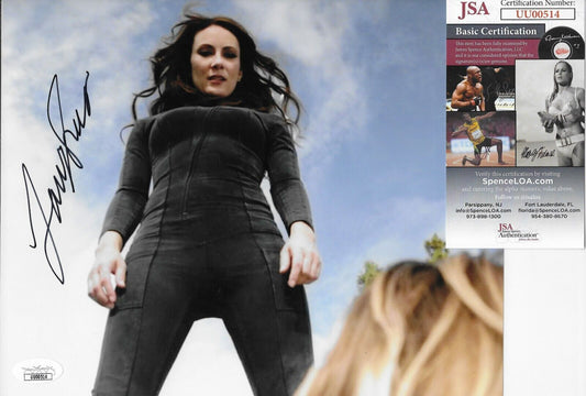 Signed Laura Benanti Autographed Supergirl 8x10 Photo #1 with JSA Authentication
