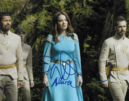 Photo dédicacée Smallville 8x10 signée Erica Durance #1 Original