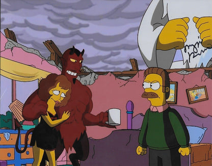 Photo dédicacée 8x10 des Simpsons par Maggie Roswell #2 Original