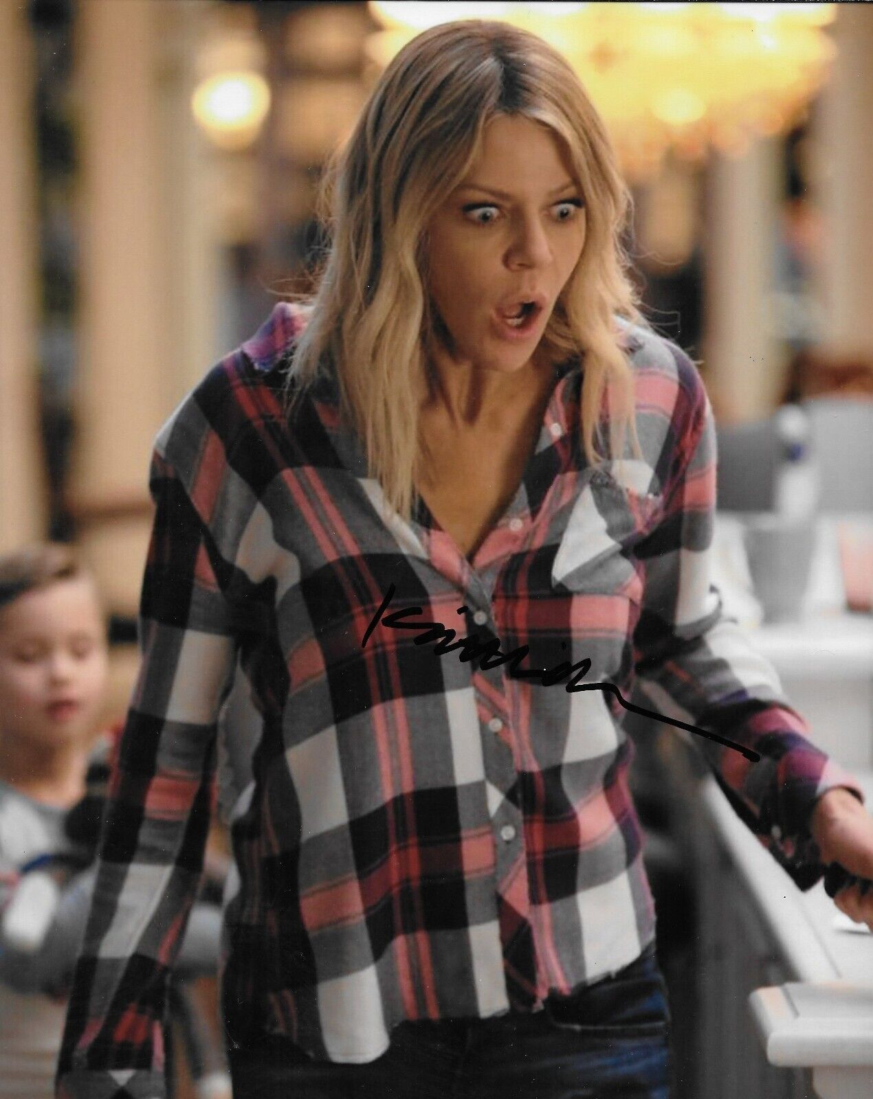Photo 8x10 autographiée de Kaitlin Olson The Mick #6 Original