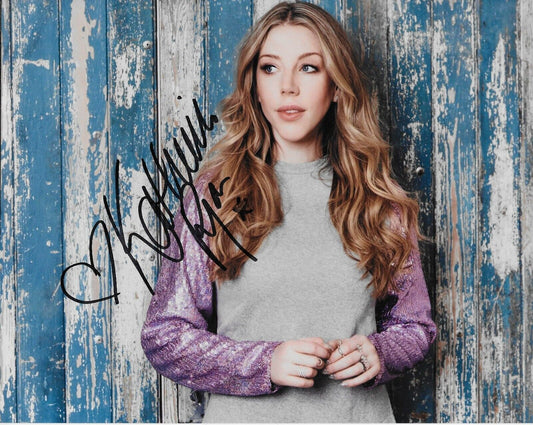 Signed Katherine Ryan Actress Comedian  BBC Hair 8x10 Photo #1 Original