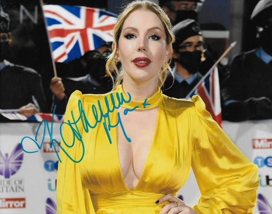Signed Katherine Ryan Actress Comedian  BBC Hair 8x10 Photo #3 Original