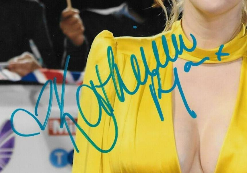 Signed Katherine Ryan Actress Comedian  BBC Hair 8x10 Photo #3 Original