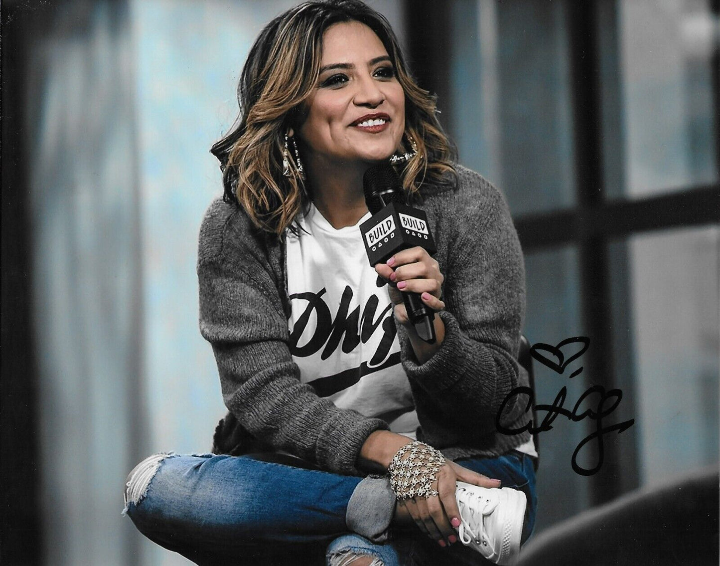 Photo 8x10 signée Cristela Alonzo comédienne actrice autographiée n°3 originale