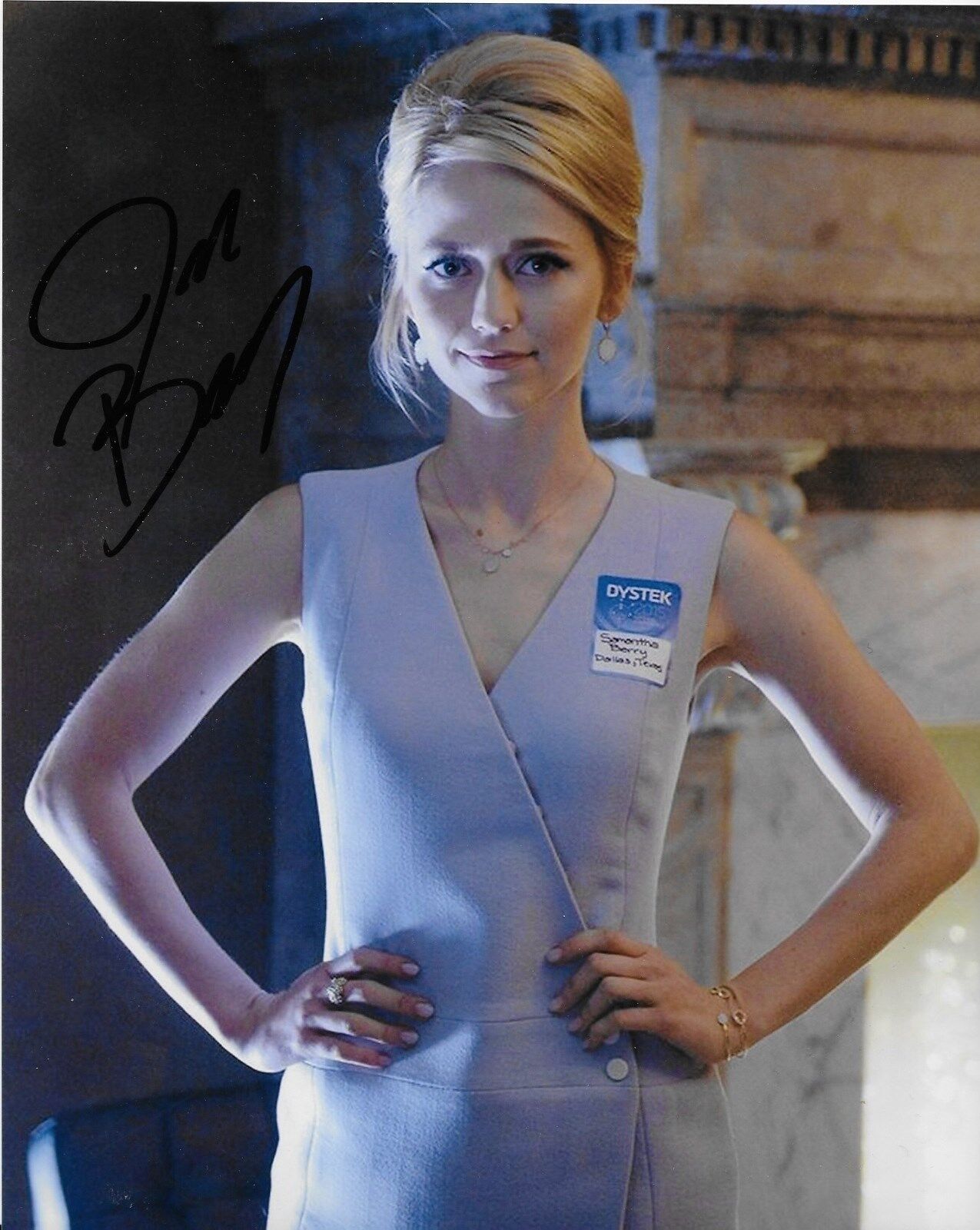 Photo 8x10 autographiée signée Johanna Braddy Quantico Unreal #1 Original