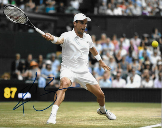 Photo autographiée 8x10 de Roberto Bautista Agut ATP Tennis #3 originale