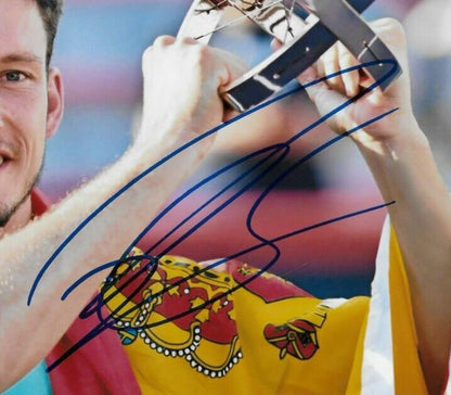 Photo 8x10 signée Pablo Carreno Busta ATP Tennis 1 Original avec authentification JSA